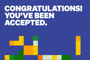 The acceptance panel from the MasterClass Executive email: Congratulations, you have been accepted.